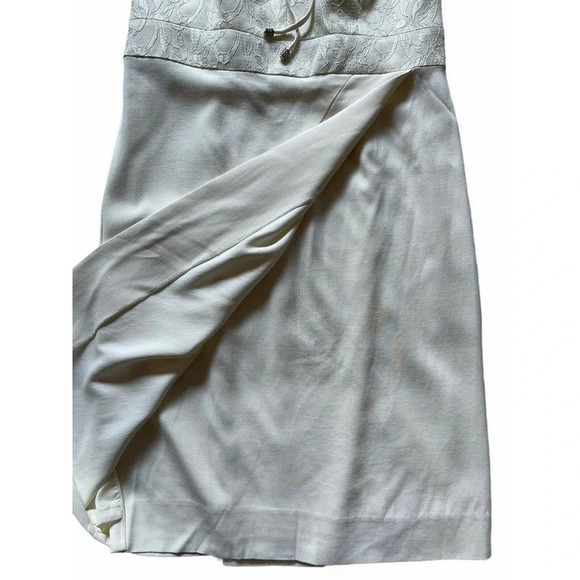 Etcetera White Halter Dress Size 8 NWT - Picture 9 of 11